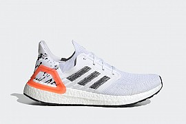 Giày adidas Ultraboost 20 Cloud White and Coral Shoes Best Real Boost
