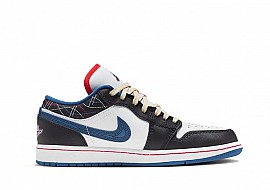 Giày Air Jordan 1 Low ‘Blue Sashiko’ Best Quality