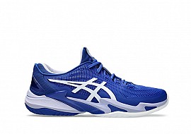 Giày Pickleball Tennis Asics Court FF3 White Blue Best Quality