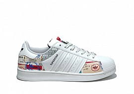 Giày adidas Super Star Cream White Red Best Quality