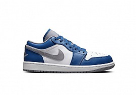 Giày Nike Air Jordan Low 1 Blue White Best Quality
