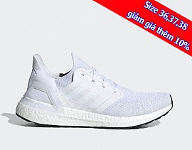 Giày adidas UltraBoost 20 Consortium ‘Triple White’ Real Boost