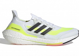 Giày adidas Ultra Boost 2021 White Solar Yellow Real Boost
